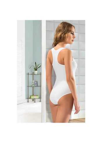 Jiber thick strap stretch cotton bodysuit athlete 6" pack