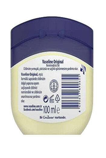 Vaseline Orıgınal Nemlendirici Jel 100 ml 3 Adet