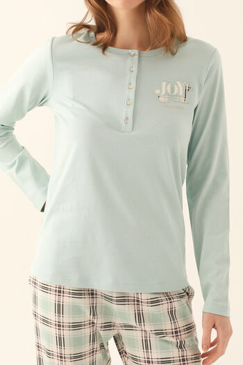 Pierre Cardin 8705 Women's Long Sleeve Pajama Set