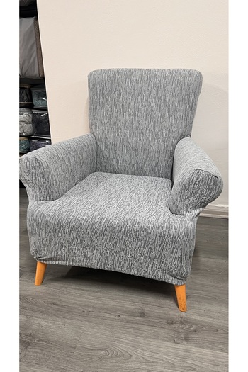 uzhanem Berjer Jacquard Single Sofa Cover