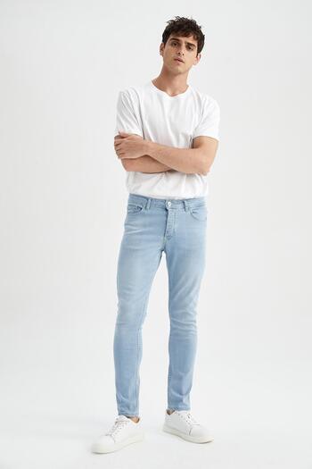DeFacto Pedro Slim Fit Normal Waist Narrow Leg Jean Trousers