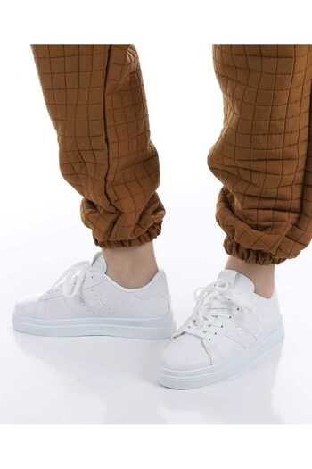 galya shoes Women's White White Sneakers