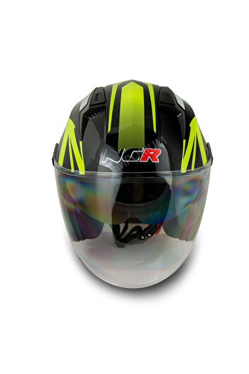 NCR Unisex Güneş Vizörlü Çenesiz Kask