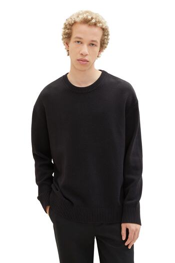 Tom Tailor Sweater Men Black