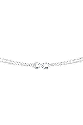 ELLI Halskette Infinity Choker Jedinečné Erbskette 925 stříbro