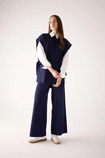 DeFacto Relax Fit Comfortable Fit Basic Straight Casual Knitwear Pants Y1325Az23Au