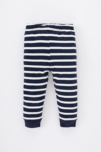 DeFacto Erkek Bebek Çizgili Uzun Kollu Pijama Takımı A9005a523au