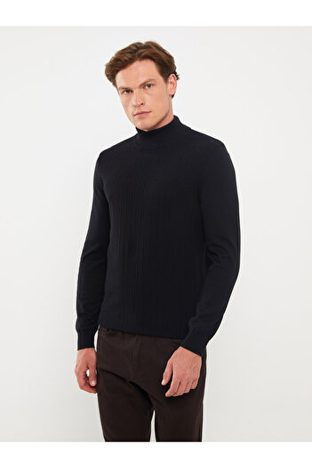 LC Waikiki Men's Knitwear Sweater - Turtleneck, Long Sleeve