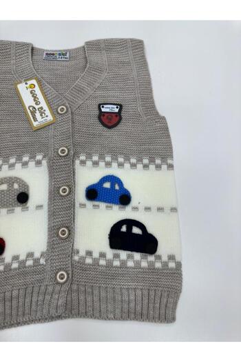 gogo bici Car Embroidered Knitwear Children's Vest