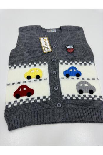 gogo bici Car Embroidered Knitwear Children's Vest