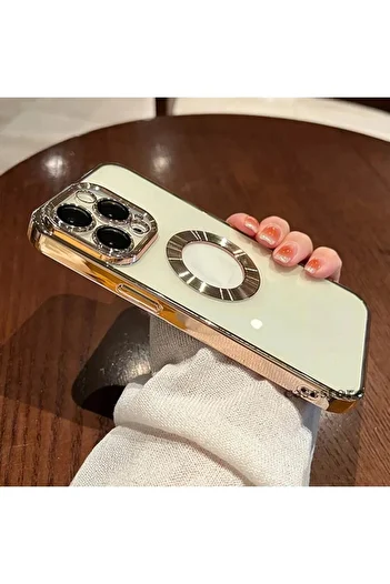 m.tk moveteck iPhone 11 Pro Max Compatible Case Camera Lens Top Closed Protection Center Logo Shows Transparent