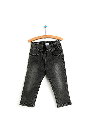 ebebek Hello Baby HelloBaby Basic Kız Bebek Siyah Denim Pantolon Kız Bebek