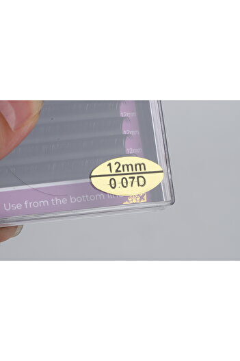 Master Lashes Ipek Kirpik 0.07 D Kıvrım 12 mm Uzunluk