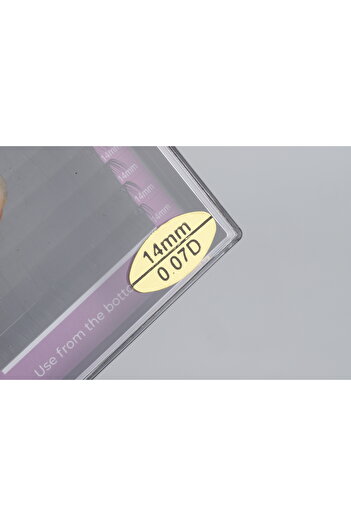 Master Lashes Ipek Kirpik 0.07 D Kıvrım 14 mm Uzunluk