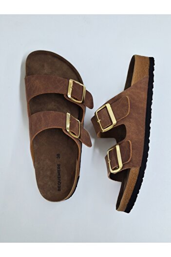 Bequemere Double Buckle Daily Use Orthopedic Unisex Slippers