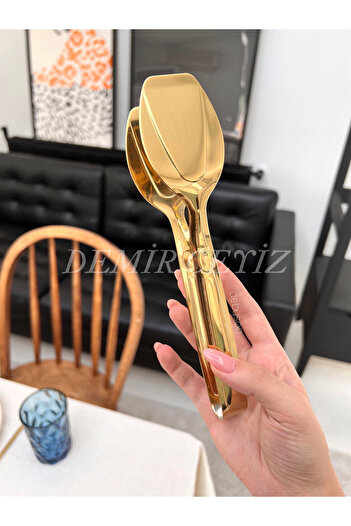 Demir Çeyiz Dmr Life Gold 1 Piece Serving Cake Cake Tongs