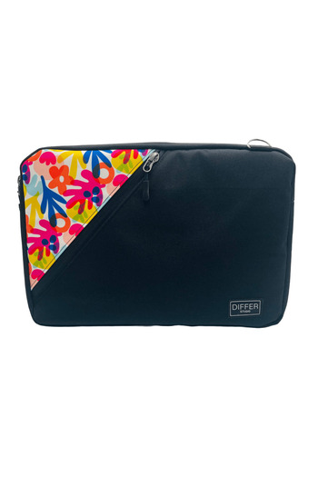 Differ Studio 15.6'' Inch Water Color Pattern Black Water Resistant/laptop/macbook/notebook/case/bag