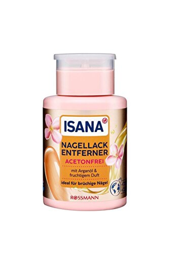 ISANA Oje Çıkarıcı Asetonsuz - Biotin& Kayısı Çekirdeği Yağı - 175ml