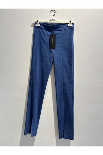 AYHAN Front Slit Leggings Trousers