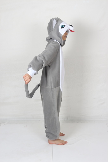 YÜSÜ Child Siberian Husky Wolf Costume Animal Costume