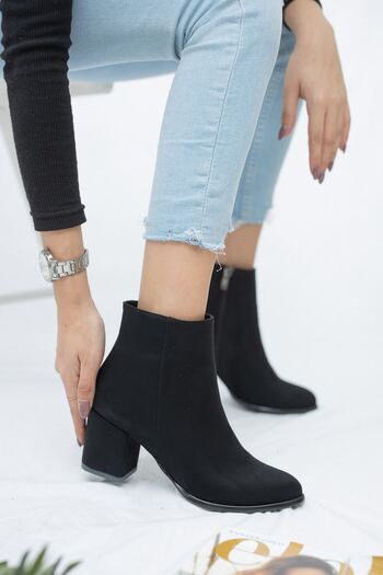 derithy Luves-black Suede-tnr0205