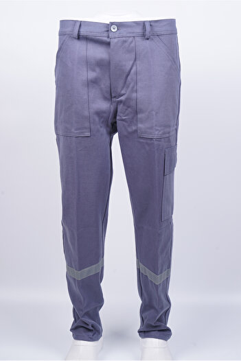 MAKROSAFETY Reflective Summer Work Pants Work Clothes Gray Color