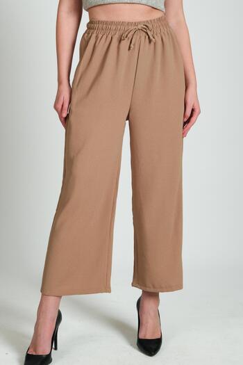 CHUBA Γυναικείο φαρδύ παντελόνι Shalwar Καφέ 23w402