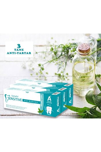 Epinafol Sensitive Diş Macunu 3’lü Anti-tartar