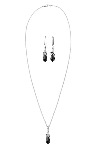 ELLI Schmuckset Kristalle 925 Sterling Silber