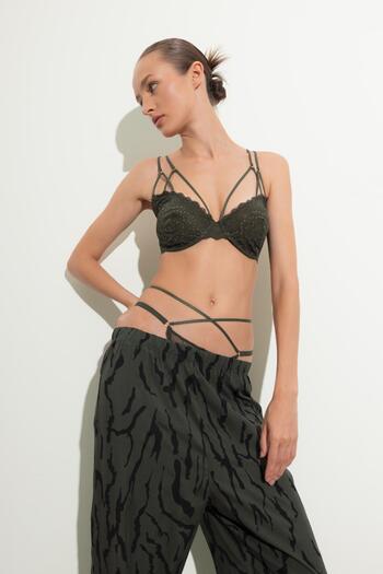 DeFacto Fall in Love Lace T-Shirt Padless Bra