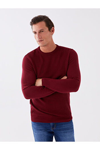 LC Waikiki Men's Knitwear Sweater - Long Sleeve, Crew Neck