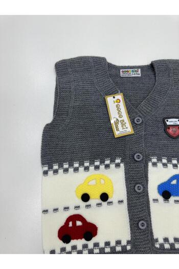 gogo bici Car Embroidered Knitwear Children's Vest