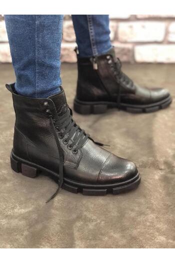 Derilax Γνήσιο δέρμα Shearling Boots Ανδρικές Μπότες