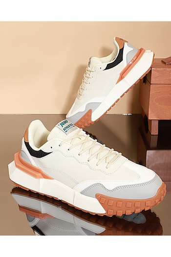 Jump 1717-29104 Anatomical Sole Unisex Sneakers Shoes BEIGE