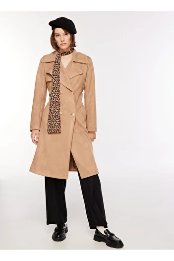 Guess Beige Women's Trench Coat W3Yl23Wfmk0G1Dq