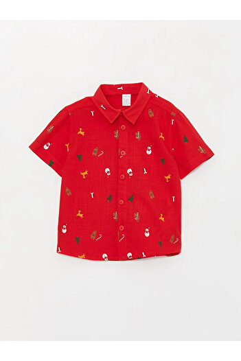 LC Waikiki Baby Standard Mold Poplin Baby Boy Shirt