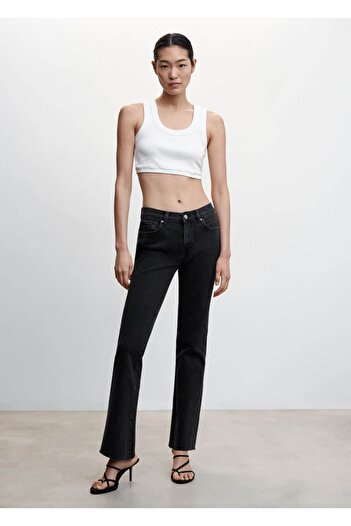 MANGO Woman Low Waisted Flare Jeans