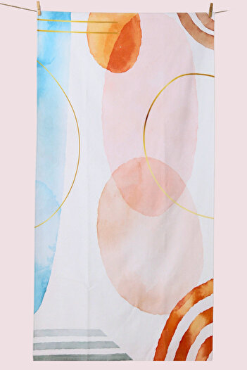 LAVENDIER Lavender Hoop Highly Water Absorbent Beach Towel