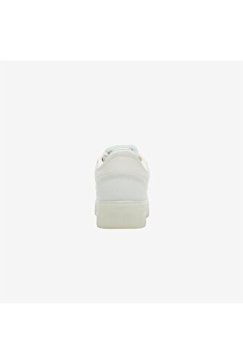 Tommy Hilfiger Erkek Marka Logolu Bağcıklı Kaydırmaz Tabanlı Günlük Beyaz Sneaker EM0EM01212-YBI