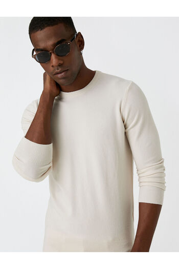 Koton Basic Knitwear Sweater Crew Neck