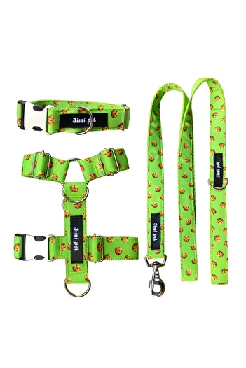 Jimi pet Collar Set Cookie Model