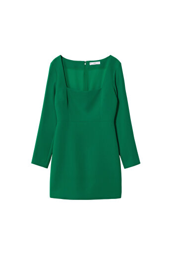 MANGO Woman Yeşil Kadın Elbise 37013843