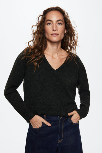 MANGO 37006310 Sweaters and Cardigans Charcoal