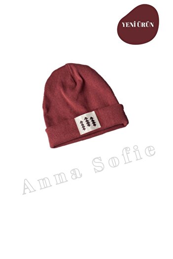 anna sofie Unisex Tile Adult Ribbed 100% Cotton Camisole Beret (LACEMENT PRICE)