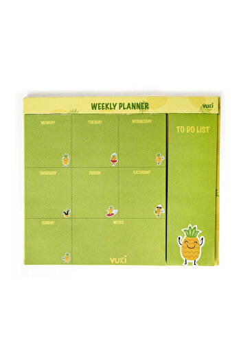 Şeker Ofisi Desktop Weekly Planner Notebook Pineapple