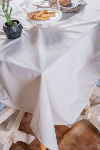vivamaison Raw Linen Tablecloth