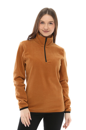 GHASSY CO. Ghassyco. Women's Half Zipper Fleece Sweatshirt