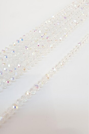 Hobigram Beads Assortment Janjanlı Transparent Crystal Beads 6 mm – Beads, Stylish Design, Women's Accessory – Beads