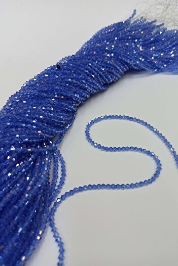 Hobigram Beads Assortment Light Blue Crystal Bead Pyramid 4 mm – Beads, Stylish Design, Women's Accessory – Bon
