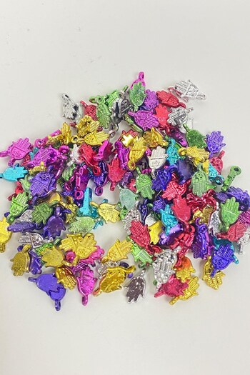 Hobigram Beads Assortment Hand Patterned Colorful Beads 25 Gr – Beads, Stylish Design, Women's Accessory – Beads